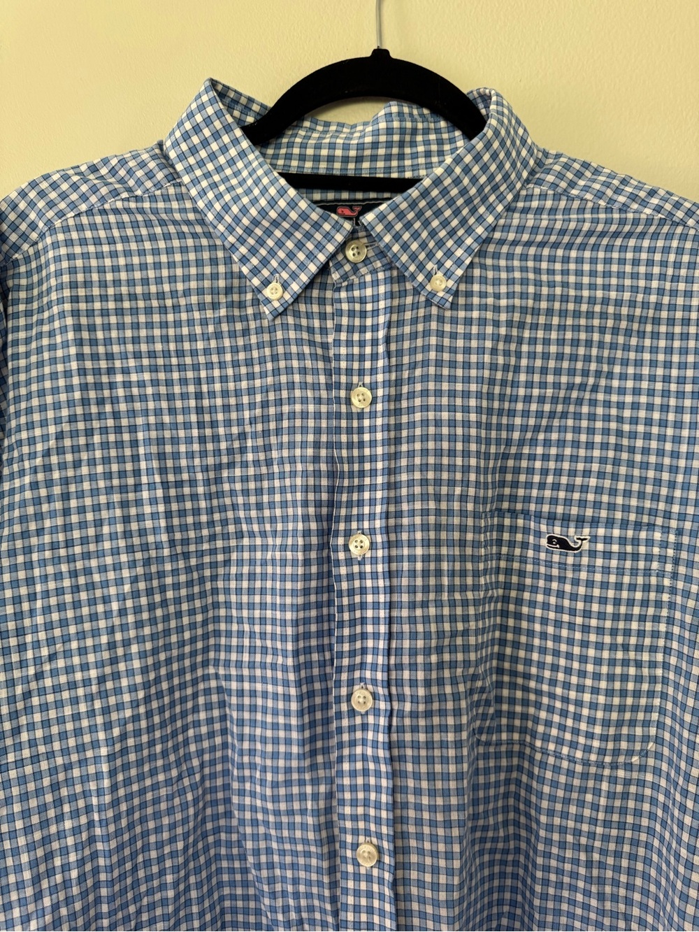 Vineyard Vines Slim Fit Tucker Shirt Blue Check Button-Down Shirt XXL